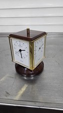 Sewells Four Sided Desk Clock With Hydrometer, Thermometer And Barometer