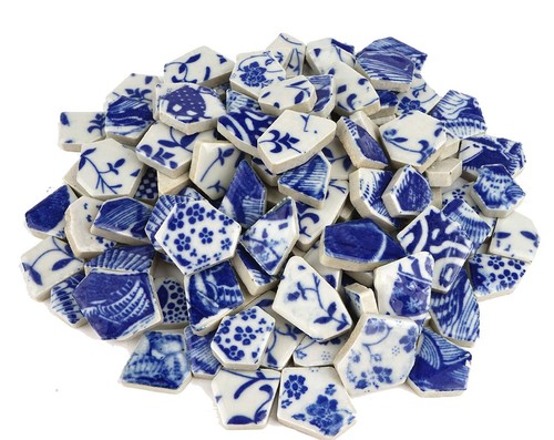 Broken ceramic china - china, tiles