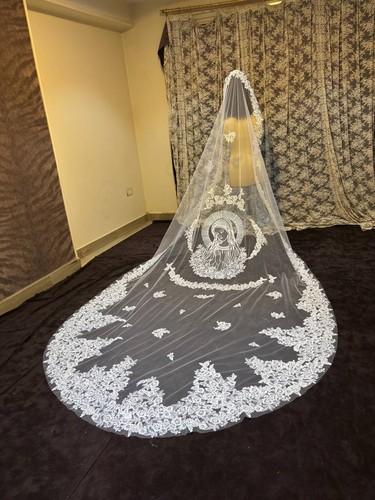 Bridal marry veil embroidery - bridal,