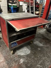 Vintage Old Very Rare Snap On Roll Box Cab Lockable 40” Drop down Lift up Doors