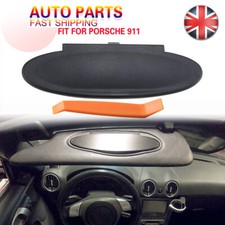 1*Sun Visor Mirror Cover Black For Porsche 911 996/997 Boxster Cayman 986/987 BU