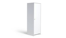 Kids Juno 1 Door Wardrobe - White