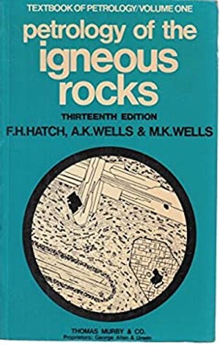 Petrology the igneous rocks - of,