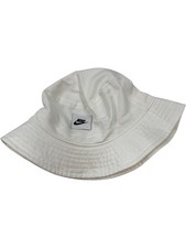 Nike L/XL White Bucket Hat Cotton Unisex 1 JOW002