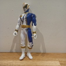 Power Rangers SPD White & Gold Ranger Figure 5 Inch Tall vg used condition 