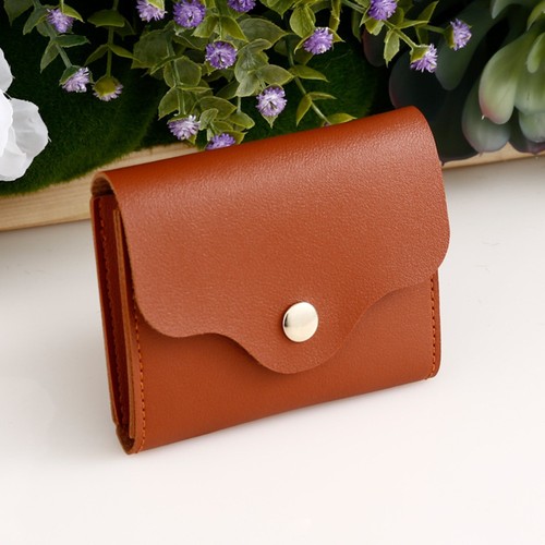 Leather short wallets large - short,