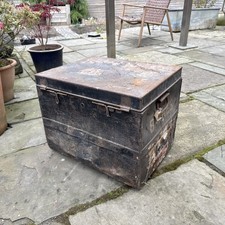 Large Vintage Travel Chest