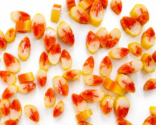 50g orange yellow opal petal - 50g,