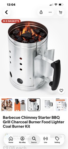 Barbecue chimney starter - barbecue,