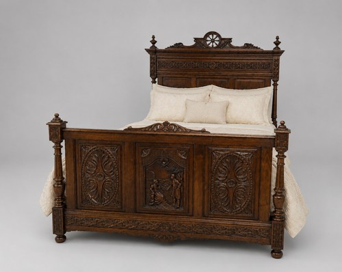 Antique french breton carved - french,