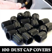 100x DUST AIR VALVE TYRE CAPS