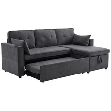 Cotton Linen Corner Sofa Pull