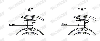New shock absorber for audi - for,