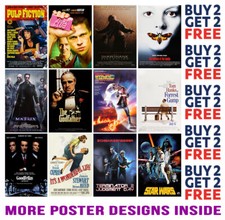 IMDB 100 BEST MOVIES POSTERS 1-50  A4 A3 SIZE BUY 2 GET ANY 2 FREE
