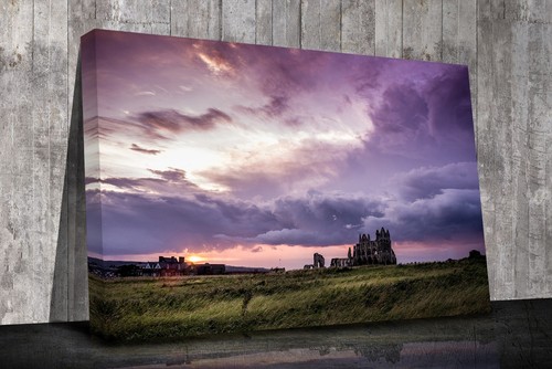 Dramatic sunset whitby - in,
