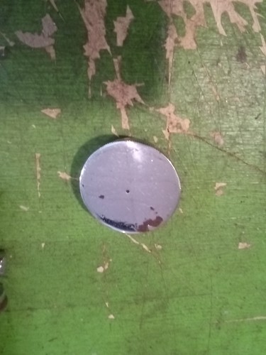 Chromed petrol tank cap oil - chromed,