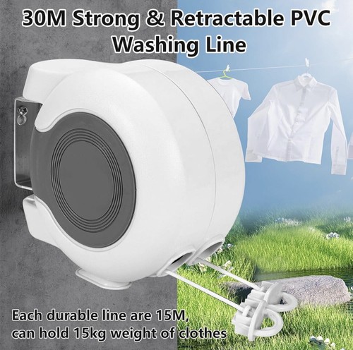30m retractable clothes - uk,