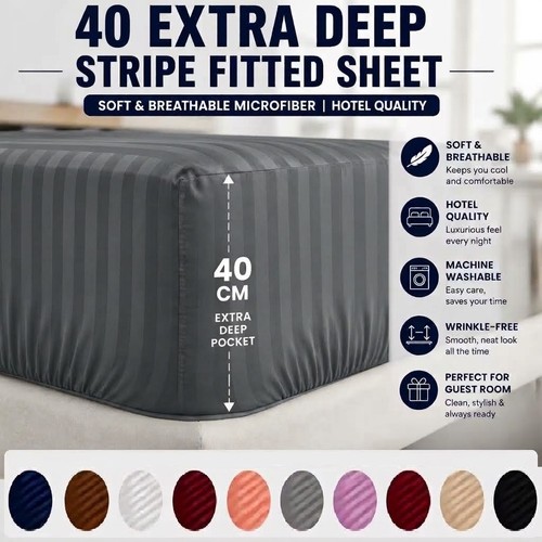 Extra deep fitted sheet - 40,