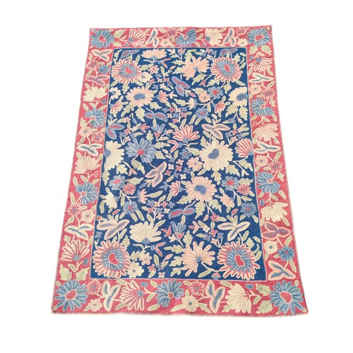 Vintage kashmiri floral - floral, rug