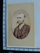 Cdv man moustache - (trimmed):,
