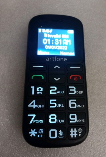 Artfone black big button - artfone,
