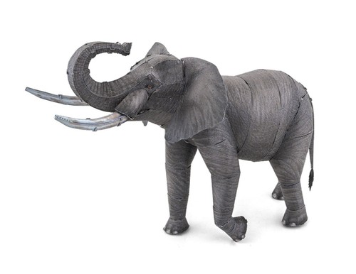 Metal earth african elephant - metal,