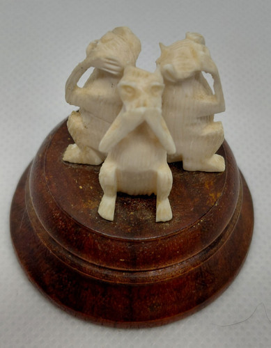 Vintage three wise monkeys - vintage,