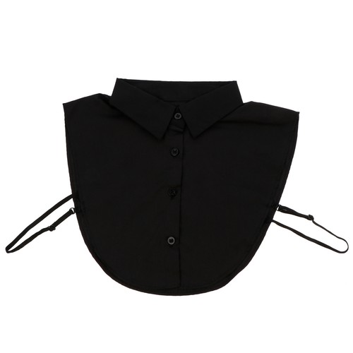 Detachable black cotton false - black,