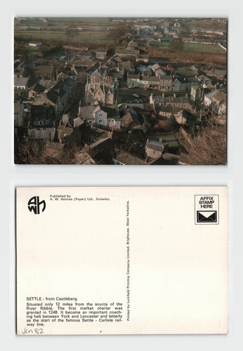 Postcard settle from - postcard,