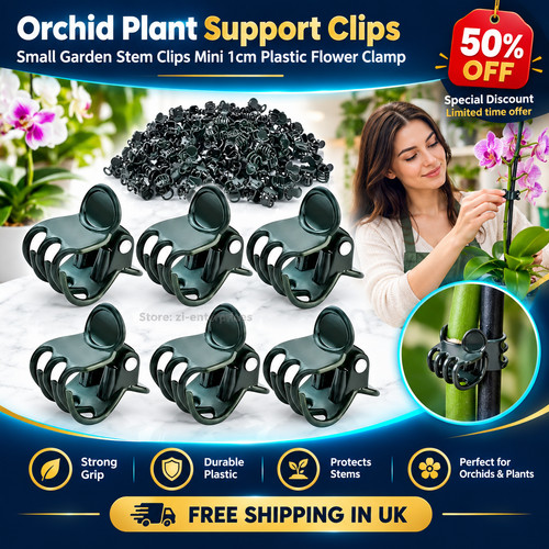 Orchid plant support clips - orchid,