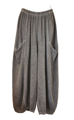 Italian washed linen trousers - italian,