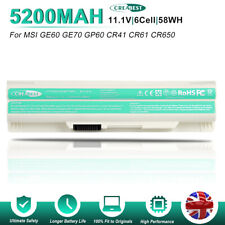 11.1V 5.2AH Battery BTY-S14 BTY-S15 For MSI GE60 GE70 GP60 CR41 CR61 CR650 FX600