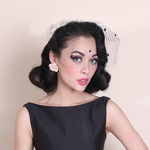 Black chenille dot birdcage - black,