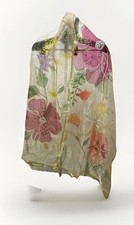 Hand Painted with Full Embellishments Organza Duppatta for Wedding Party