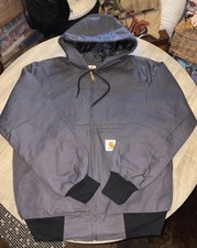 Carhartt Men's Reworked Heavy Canvas Hooded Jacket Size Large