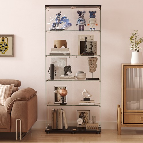 Glass display cabinet with - glass,