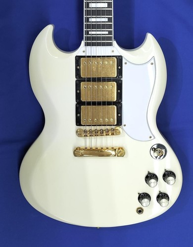 Custom white gold - (gibson), sg