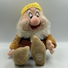 Snow White & The Seven Dwarfs ‘Happy’ • 14” Plush Soft Toy • Disney Store
