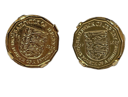 Jersey coin cufflinks - , 1966