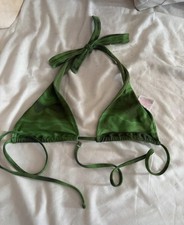Jack Wills Green Bikini Top