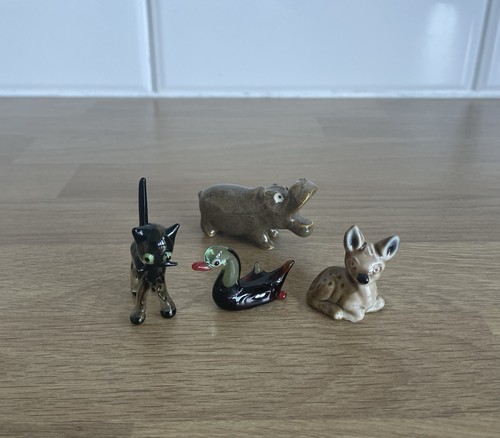 Murano glass cat duck - glass, &