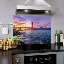 Glass Splashback Kitchen Tile