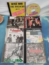 PUNK - 9CD JOBLOT INCL 2 DBL CDS PISTOLS/CLASH/ADAM ANTS/STRANGLERS/IAN DURY ETC