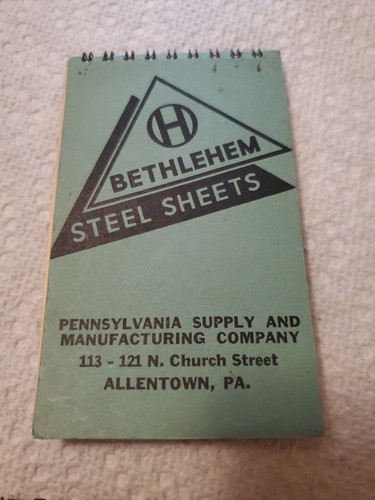 Vintage bethlehem steel note - steel,