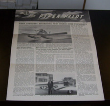 THE PIPER PILOT NEWSPAPER Vol 10 No 2 April 1962 Cherokee Pawnee Comanche