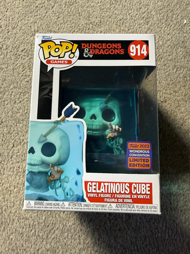Funko pop gelatinous cube - gelatinous,