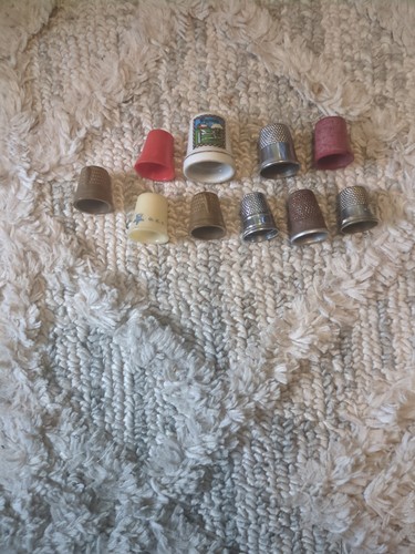 Lot thimbles wood - lot, of