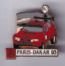 RARE PINS PIN'S .. AUTO CAR RALLYE PARIS DAKAR 4X4 TEAM CITROEN MICHELIN 93 ~FM