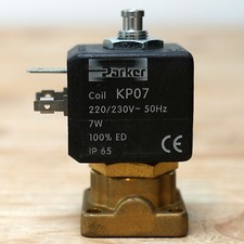 RANCILIO SILVIA GROUP SOLENOID VALVE 175020 PARKER VE128 220-230v 50hz  KP07 7W 