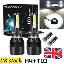 H4 Headlight Xenon White Bulbs 472 High Low Beam 110w Car 12v Led Side Light C